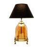 Serenity Amber Glass Table Lamp