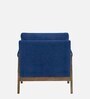 Serenity Boucle Fabric Arm Chair in Blue Colour