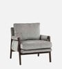 Serenity Boucle Fabric Arm Chair in Grey Colour