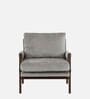 Serenity Boucle Fabric Arm Chair in Grey Colour