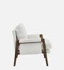 Serenity Boucle Fabric Arm Chair in Off White Colour