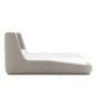 Serenity Curve Boucle Queen Sized Bed With Hydraulic Storage in Beige Colour