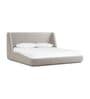 Serenity Curve Boucle Queen Sized Bed in Beige Colour
