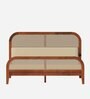 Sereno Solid Wood Queen Size bed In Maharani Finish