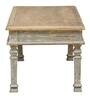 Serge Solid Wood Coffee Table In Distress Finish