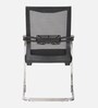 Sergei Breathable Mesh Arm Chair in Black Colour