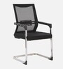 Sergei Breathable Mesh Arm Chair in Black Colour