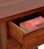 Seri Sheesham Wood Study Table In Honey Oak Finish