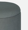 Serica Storage Velvet Pouffe In Grey Colour