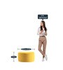 Serie-O Pouffe in Prime Daisy Yellow Colour
