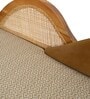 Serir Fabric Bench In Mustard Colour