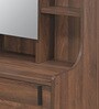 Serra Dresser with Hidden Mirror Storage in Wenge Finish