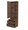 Serra Dresser with Hidden Mirror Storage in Wenge Finish