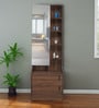 Serra Dresser with Hidden Mirror Storage in Wenge Finish