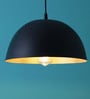 Servia Black Metal Hanging Light