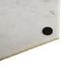 Serving  Platter With Brass Flower  Embedded