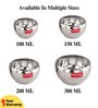 (Set of 2) 300ml Stainless Steel Dinner Bowl
