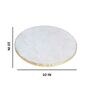 White Round Marble (10 x 10 Inches) Appetizer Platter