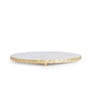 White Round Marble (10 x 10 Inches) Appetizer Platter