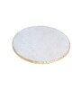 White Round Marble (10 x 10 Inches) Appetizer Platter