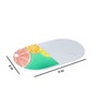 White & Green Oval Marble (11 x 6 Inches)Appetizer Platter