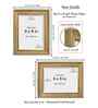 Antique Gold & Warm Bronze Pvc 6X8 Inch Single Photo Frames