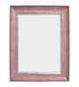 Antique Rose Pink & Silver Pvc 6X8 Inch Single Photo Frames