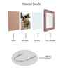 Antique Rose Pink & Silver Pvc 6X8 Inch Single Photo Frames