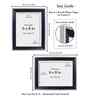 Black & Silver Pvc 6X8 Inch Single Photo Frames