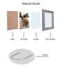 Bluish Grey Pvc 5X7 Inch Single Photo Frames