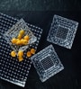 Set of 1 Bossanova Crystal Square Plate and 4 Bowls
