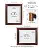 Brown & Gold Pvc 6X8 Inch Single Photo Frames