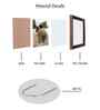 Brown & Gold Pvc 6X8 Inch Single Photo Frames