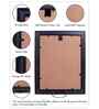 Brown & Gold Pvc 6X8 Inch Single Photo Frames
