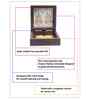 Brown Pvc Laxmi Ganesh Prayer Box