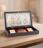 Brown Pvc Laxmi Ganesha Saraswati Box