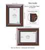 Brown Pvc 5X7 Inch Single Photo Frames