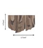 Set Of 1 Coffee-Brown High Texture Wool Wall Art