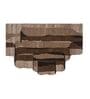 Set Of 1 Coffee High Texture Wool Wall Art