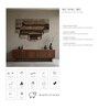 Set Of 1 Coffee High Texture Wool Wall Art