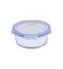 Set of 1 Crystal Lead Free Glass 370ml Lunch Box