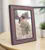 Dark Brown Wood Finish Pvc 5X7 Inch Single Photo Frames