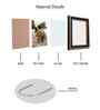 Dark Wood Pvc 5X7 Inch Single Photo Frames