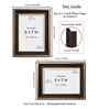 Dark Wood Pvc 5X7 Inch Single Photo Frames