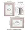 Dark Wood Pvc 5X7 Inch Single Photo Frames