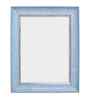 Distressed Sky Blue & Silver Pvc 6X8 Inch Single Photo Frames