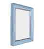 Distressed Sky Blue & Silver Pvc 6X8 Inch Single Photo Frames