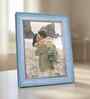 Distressed Sky Blue & Silver Pvc 6X8 Inch Single Photo Frames