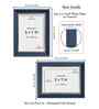 Dusk Blue Pvc 5X7 Inch Single Photo Frames
