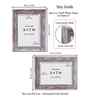 Dusty Grey Pvc 5X7 Inch Single Photo Frames